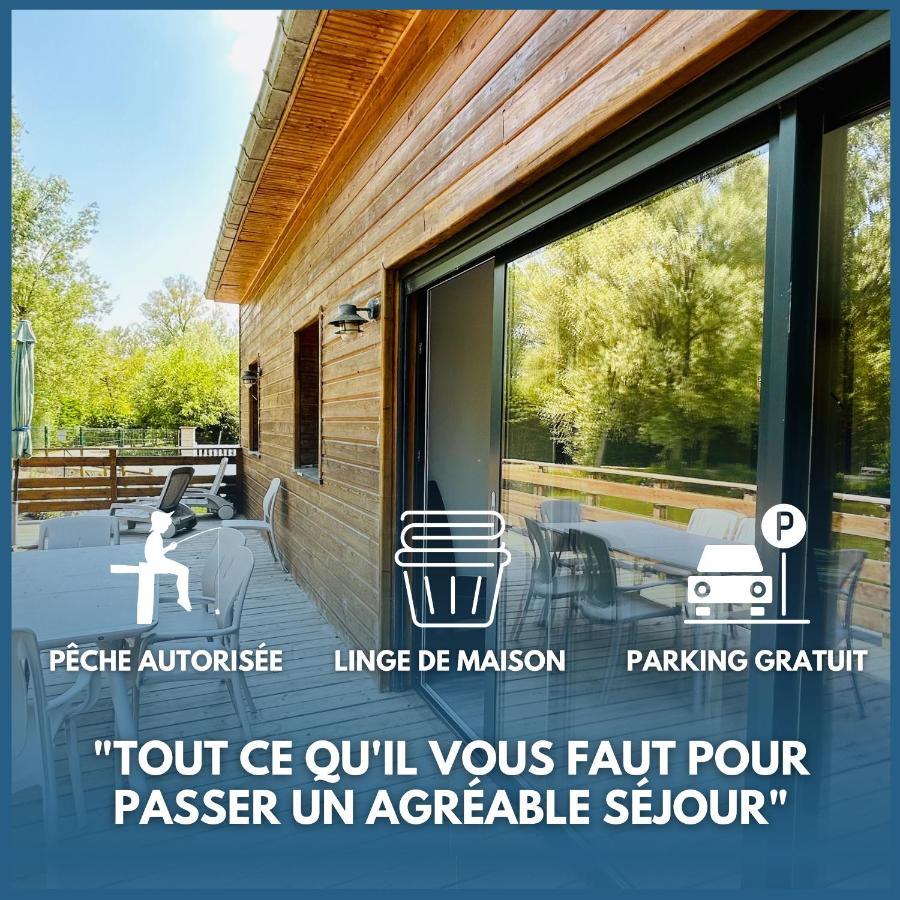 Chalet Avec Terrasse Sur Pilotis Vue Sur L'Etang Rue  Zewnętrze zdjęcie