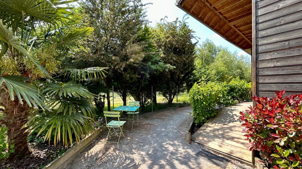 Chalet Avec Terrasse Sur Pilotis Vue Sur L'Etang Rue  Zewnętrze zdjęcie