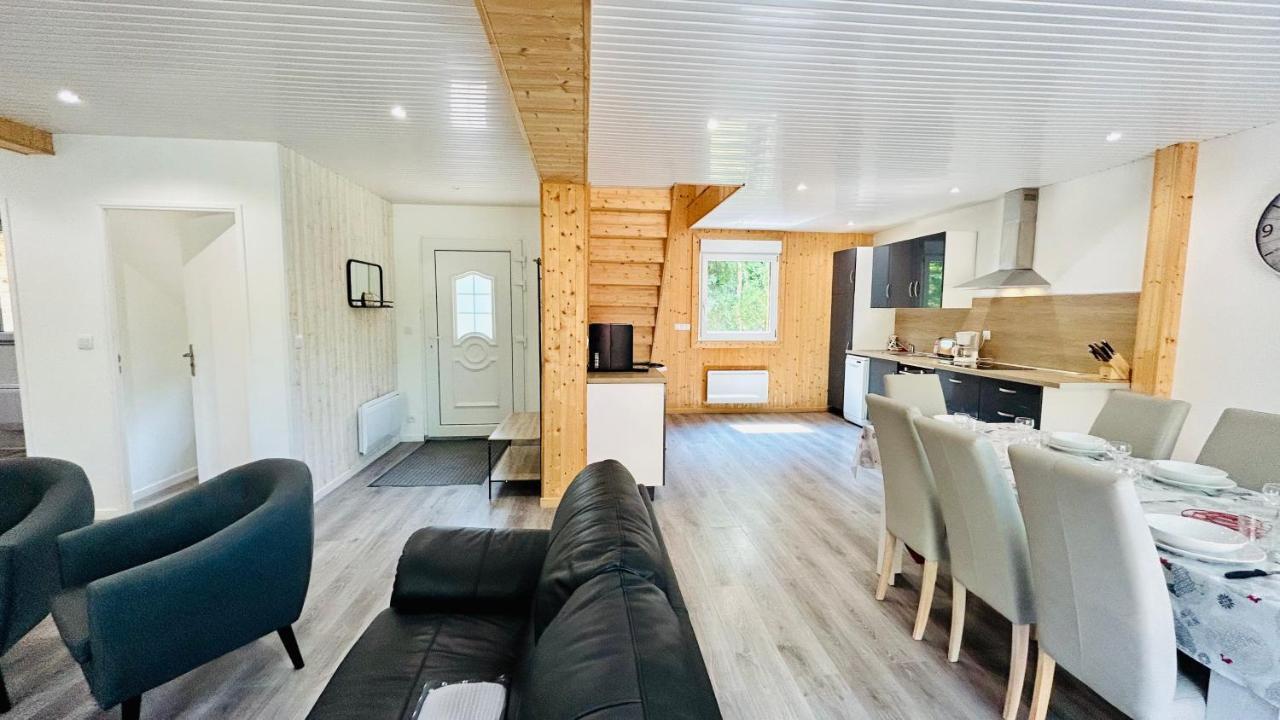 Chalet Avec Terrasse Sur Pilotis Vue Sur L'Etang Rue  Zewnętrze zdjęcie