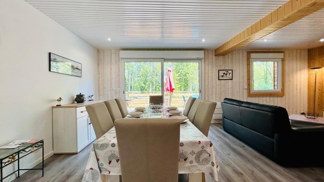 Chalet Avec Terrasse Sur Pilotis Vue Sur L'Etang Rue  Zewnętrze zdjęcie
