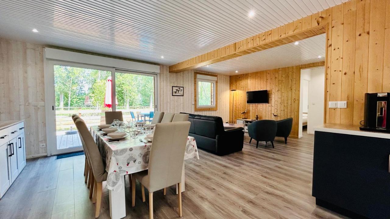 Chalet Avec Terrasse Sur Pilotis Vue Sur L'Etang Rue  Zewnętrze zdjęcie